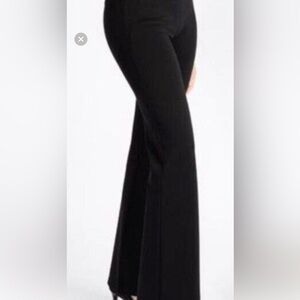 BETABRAND Black Flare  Leg Yoga‎ Dress Pants Regular inseam 34